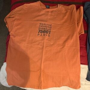Marithe Francois Girbaud Vibrant Orange Tee
